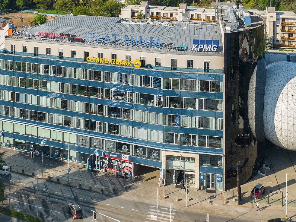 Kancelářská budova Platinium v Brně z portfolia fondu Arentia